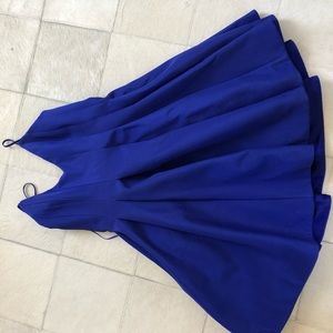 blue party dress